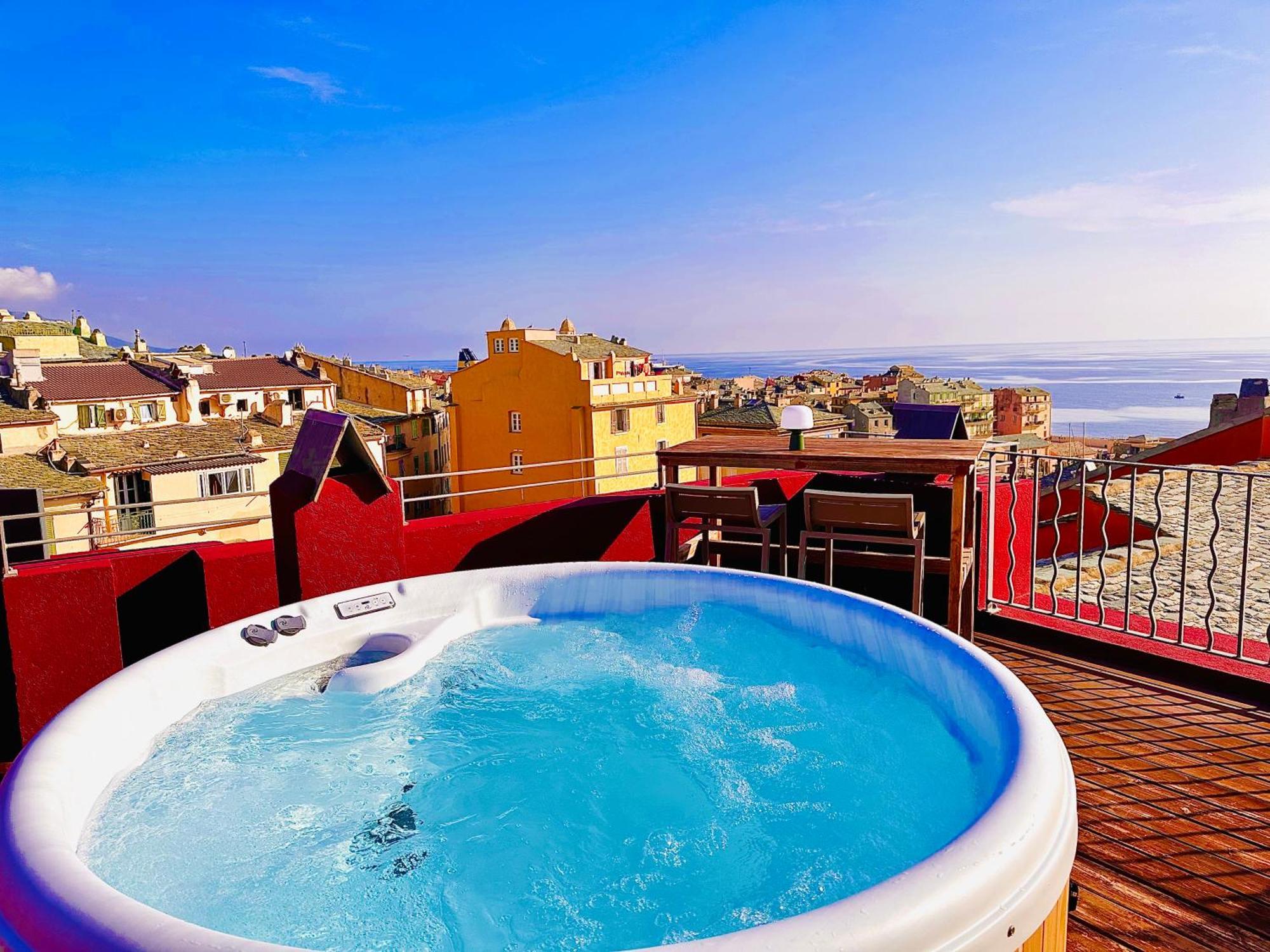 Pepites Bastiaises Vatta Roof Jacuzzi Vue Vieux Port Bastia (Corsica)